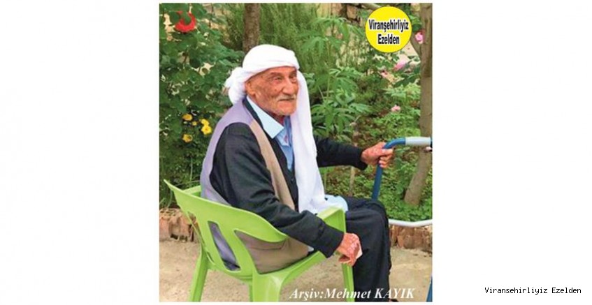Hemşehrimiz Viranşehir’de Şeyh Eyyüp olarak tanınan Sevilen, Sayılan İyi İnsan Seyyid Hacı Eyyüp Denel