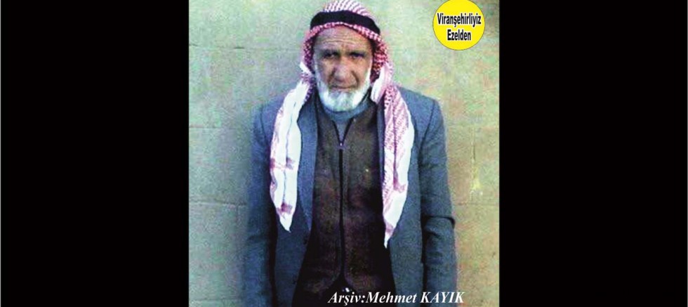 Hemşehrimiz Viranşehir’de Sofi Kado olarak tanınan, Sevilen İnsan Merhum Kadir Taze