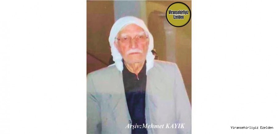 Hemşehrimiz Viranşehir’de Vefat etmiş, Sevilen Kanaat Önderlerimizden olan, Merhum Mehmet Usbekanoğlu(Gören)