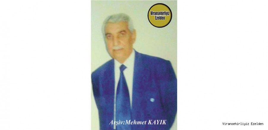 Hemşehrimiz Viranşehir’de Vefat etmiş, Seydi Êmmî olarak tanınan, Sevilen İnsan Merhum Seydi Egemen