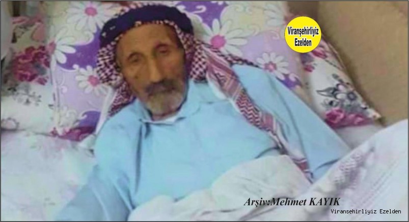Hemşehrimiz Viranşehir’de Yakın zamanda Vefat etmiş, Ammo Hamme olarak tanınan, Sevilen İnsan Merhum Hami Melez