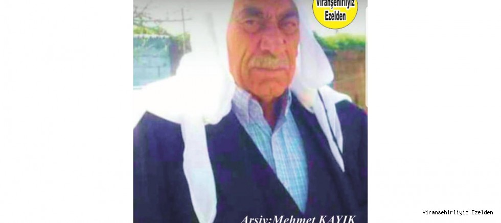 Hemşehrimiz Viranşehir’de Yakın zamanda Vefat etmiş, Kanaat Önderi, Merhum Hacı Osman Topçu