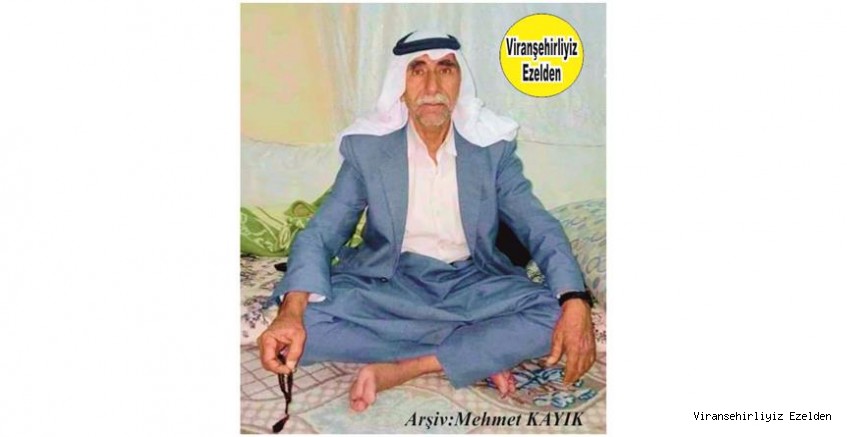 Hemşehrimiz Viranşehir’de Yakın zamanda vefat etmiş, Sevilen İnsan Merhum Ali Atan