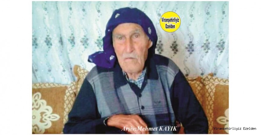 Hemşehrimiz Viranşehir’de yakın zamanda Vefat etmiş, Sevilen İnsan Merhum Mehmet Daban