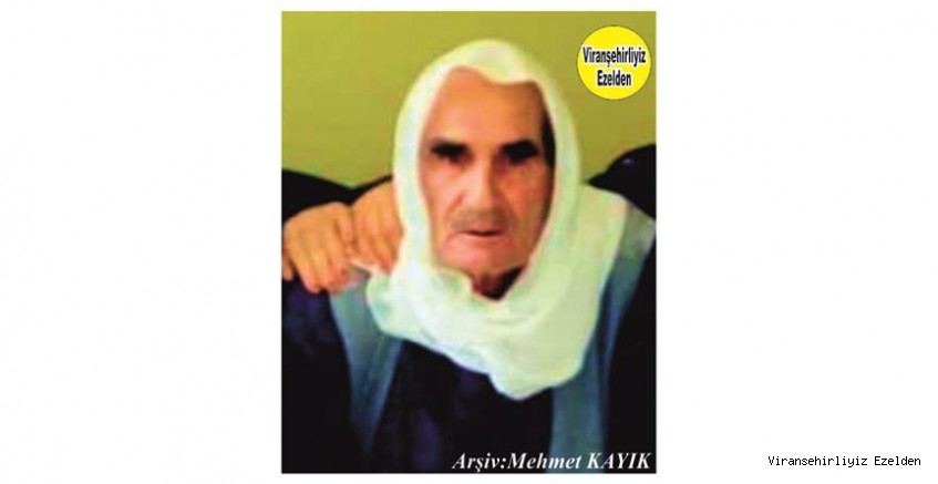 Hemşehrimiz Viranşehir’de Yıllarca Çiftçilik yapmış, Merhum Halil Sabaz