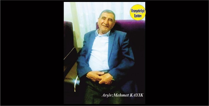 Hemşehrimiz Viranşehir’de Yıllarca Çiftçilik yapmış, Sevilen İnsan Hacı Ekrem Erol