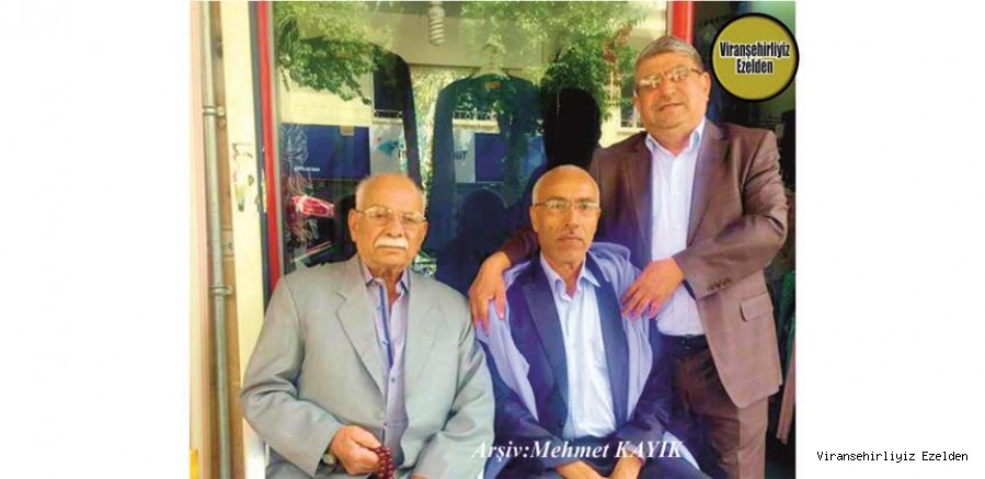 Hemşehrimiz Viranşehir’de Yıllarca Esnaflık yapmış, Aslan Gönüllü, Nesrettin Çelikkaya ve Casım Çakar