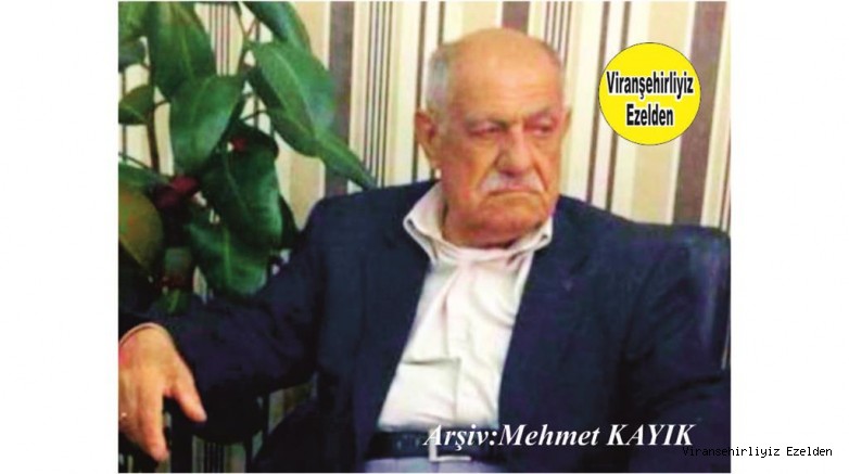 Hemşehrimiz Viranşehir’de Yıllarca Esnaflık yapmış, yakın zamanda vefat etmiş, Merhum Eyyüp Polat