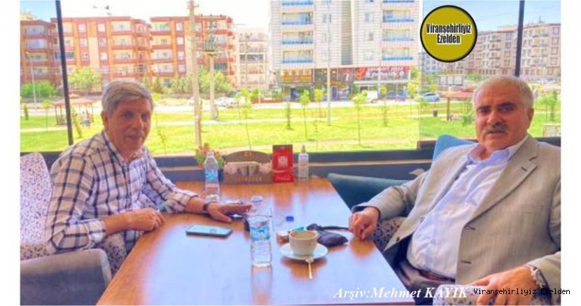Hemşehrimiz Viranşehir’de Yıllarca Görev yapmış, Aziz Kaplan ve Misafiri Mehmet Şah Kün