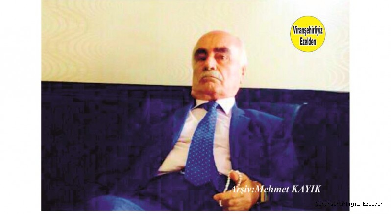 Hemşehrimiz Viranşehir’de Yıllarca Kanaat Önderliği yapmış, Sevilen İnsan Hacı Hatip Orman