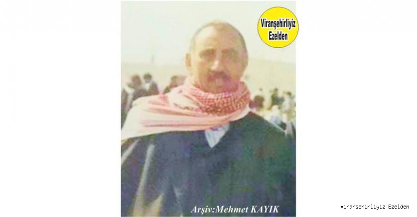 Hemşehrimiz Viranşehir’de Yıllarca Kanaat Önderliği yapmış, Sevilen İnsan Merhum Abdulkadir İper(Kadê Azzo)