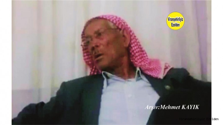 Hemşehrimiz Viranşehir’de Yıllarca Kanaat Önderliği yapmış, Sevilen İnsan Merhum Hacı Ali Yüzücü(Hacı Aliyê Nâhro)