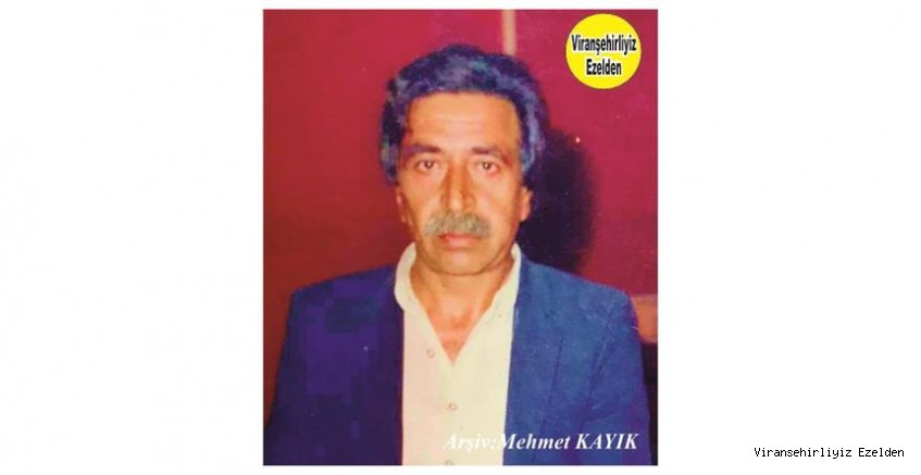 Hemşehrimiz Viranşehir’de Yıllarca Müzik Sektöründe Müzisyenlik yapmış, Sevilen Güzel İnsan Merhum Mehmet Karaca