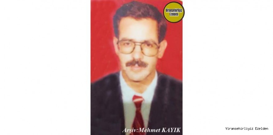 Hemşehrimiz Viranşehir’de Yıllarca Öğretmenlik yapmış, Sevilen, Sayılan Güzel İnsan Öğretmen Ali Kaplan