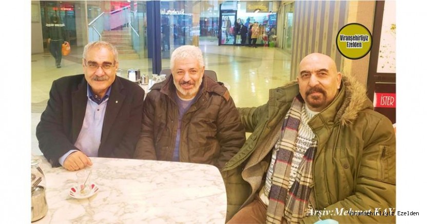 Hemşehrimiz Viranşehir’de Yıllarca Okul Müdürlüğü yapmış, Sevilen İnsan Ahmet Sert, Mahmut Badem ve Mehmet Yavuzkaplan