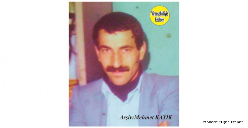 Hemşehrimiz Viranşehir’de Yıllarca Oto Alım – Satım Sektöründe  Esnaflık yapmış, Sevilen İnsan Merhum Ali Üzer