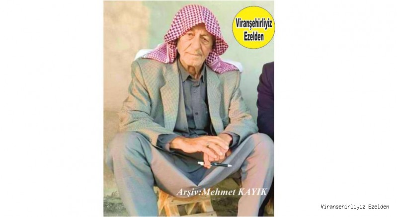 Hemşehrimiz Viranşehir’de Yıllardan beridir Kanaat Önderliği yapmış, Sevilen, Sayılan Beyefendi İnsan Şeyh Hikmet Aydın