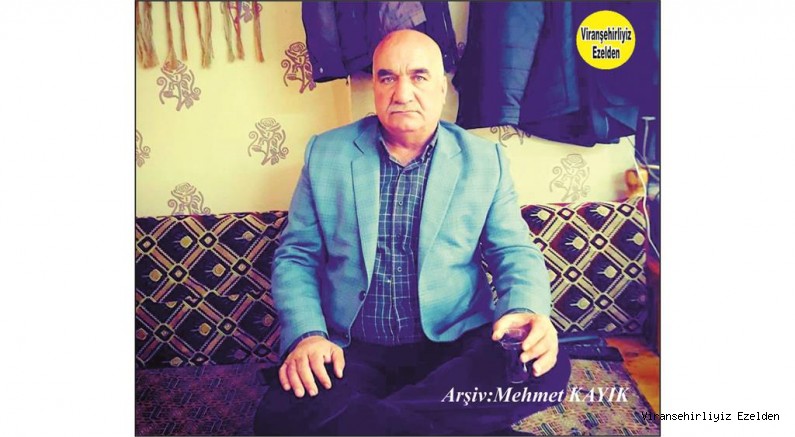 Hemşehrimiz Viranşehir’de Yıllardan Esnaflık yapmış, Mehmet Takanak