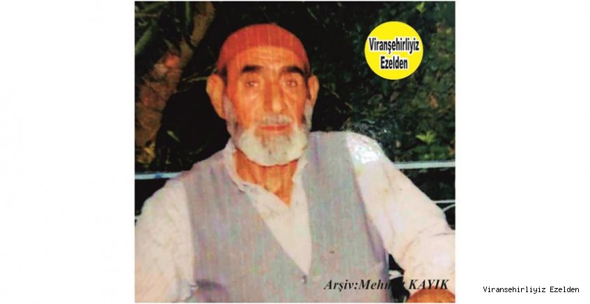 Hemşehrimiz Viranşehir Dörtyol Mevkii Lise Karşısında Yıllarca Esnaflık yapmış, Sevilen İnsan Merhum Bekir Çelikten(Bekirê Êlî)