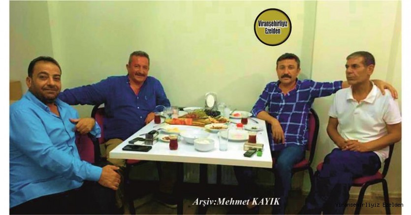 Hemşehrimiz Viranşehir’e Misafir olarak gelen Eyyüp Karakurt, Sinan Turan, Tahsin İper ve Mahmut Ekinci