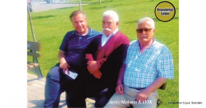Hemşehrimiz Viranşehir Emekli PTT Müdürü Adil Tepret, Abuzer Kapan(Muhtar) ve Müdür Zülfükar Tekin