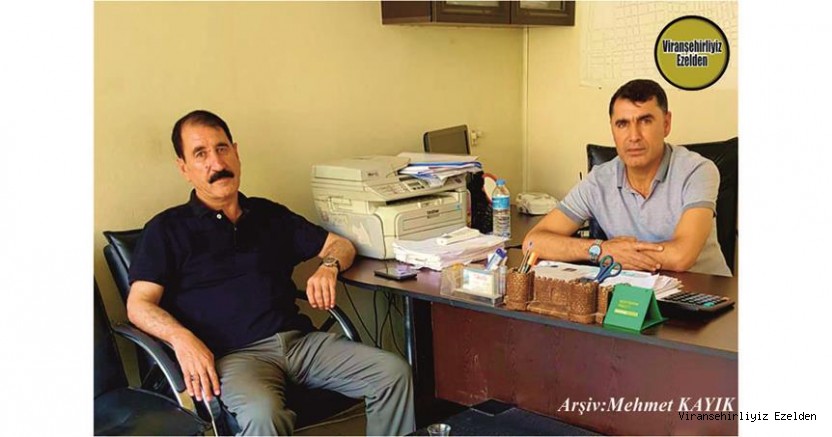 Hemşehrimiz Viranşehir Emiroğlu Mahallesi Muhtarı Nihat Akın ve Şırnak Mahallesi Muhtarı Faysal Doğan