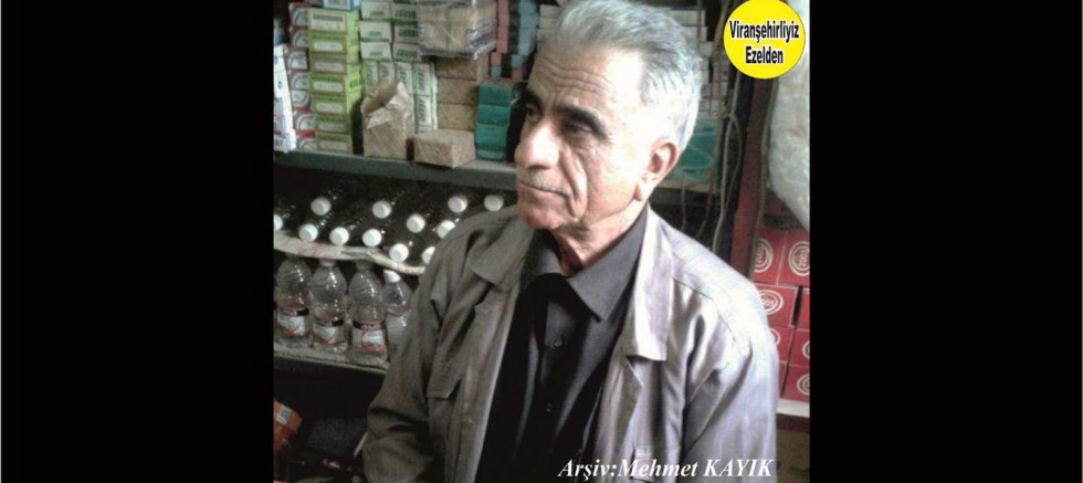 Hemşehrimiz Viranşehir Eski Urfa Caddesi Üzerinde’de Yıllarca Esnaflık yapmış, Ahmet Boğa