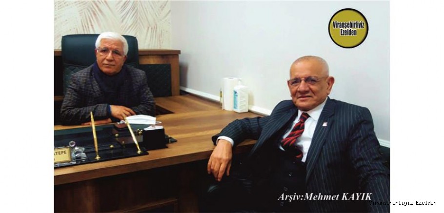 Hemşehrimiz Viranşehir Esnaf Kefalet Kredi Koop. Başkanı Halit Karatepe ve CHP İlçe Başkanı Remzi Taylan