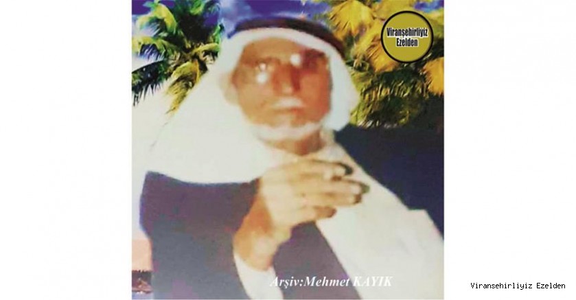 Hemşehrimiz Viranşehir Eyyüpnebi Beldesinin Sevilen Değerlerinden olan  Merhum Halit Uğurluer