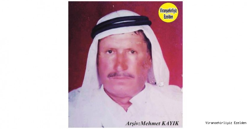 Hemşehrimiz Viranşehir Eyyüpnebi Beldesinin Sevilen, Sayılan Değerlerinden olan, Merhum Abdulkadir Pirinç