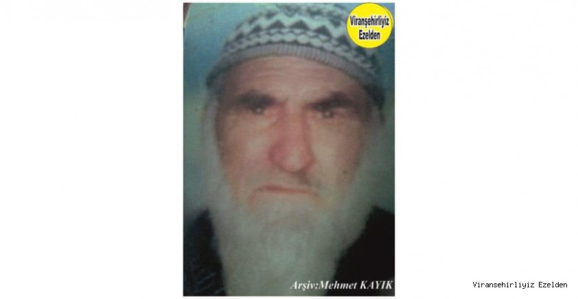 Hemşehrimiz Viranşehir Hal Pazarında Yıllarca Esnaflık yapmış, Sevilen İnsan Merhum Hacı Mehmet Yıldırım(Hammê Mellê)