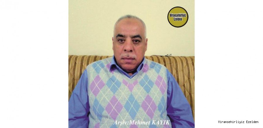 Hemşehrimiz Viranşehir İlçe Milli Eğitim Müdürlüğü Bünyesinde Yıllarca Görev yapmış, Aziz Bağırsakçı