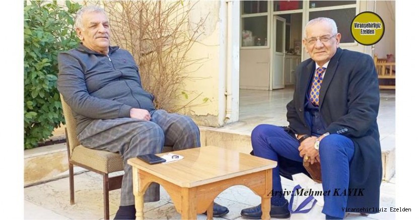 Hemşehrimiz Viranşehir’in Sevilen Kanaat Önderlerinden Nezir Öztop ve Arkadaşı CHP İlçe Başkanı Remzi Taylan