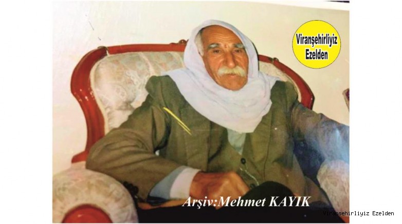 Hemşehrimiz Viranşehir Küçük İşhan(Altınbaşak) Köyünden Ose Gule olarak tanınan, Merhum Osman Sürer