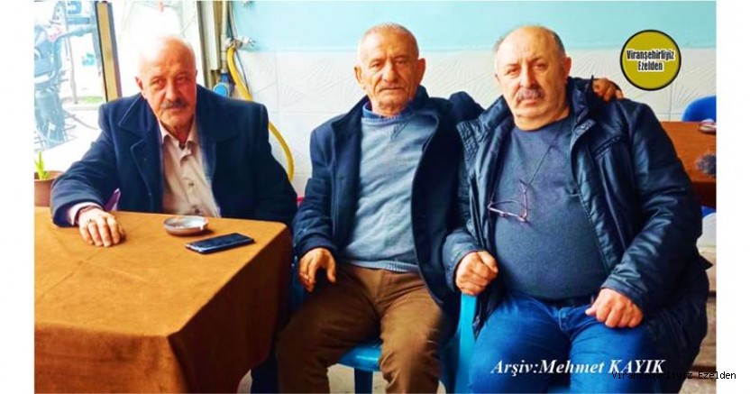 Hemşehrimiz Viranşehir Lisesi Emekli Memurlarından Casım Özçelik, Bayram Delibaş ve Ahmet Akdoğan