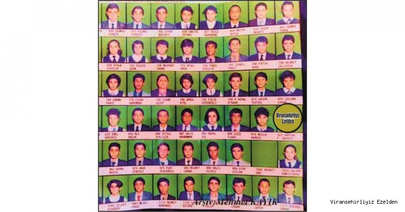 Hemşehrimiz Viranşehir Lisesi Eski Öğrencilerinden, Serdar Orman, Şeyhmus Dinçer, Yılmaz Tiyesti, Eyyüp Bakırcı, Sadiye Öztarı, Hedle Kahraman, Metin Kutlu, Sedat Nebati, Semra Vural
