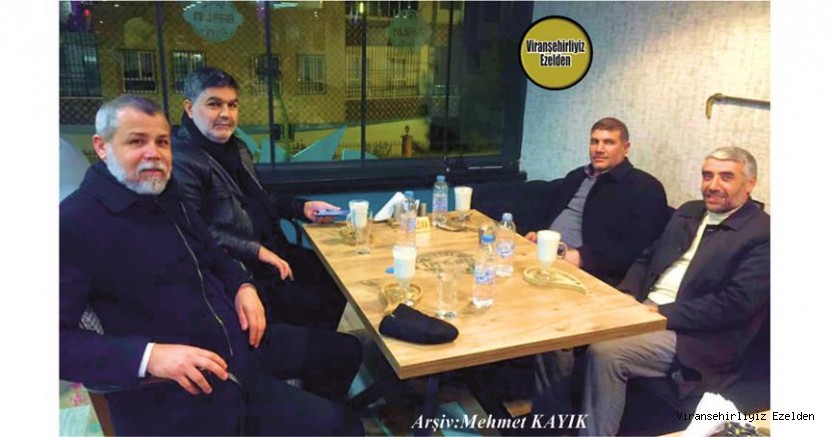 Hemşehrimiz Viranşehir Muhtar Tesisleri İşletmecisi Hadi Diken, İbrahim Çapa, Lütfi Bağcı ve İsmail Şavlı