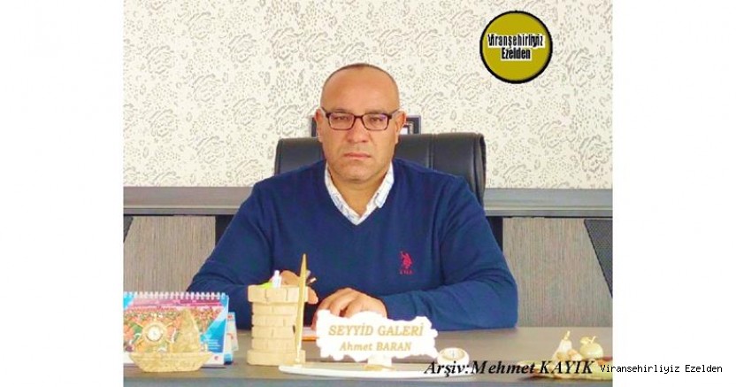 Hemşehrimiz Viranşehir Oto Galericiler Sitesindeki Seyyid Oto Galeri Sahibi Ahmet Baran