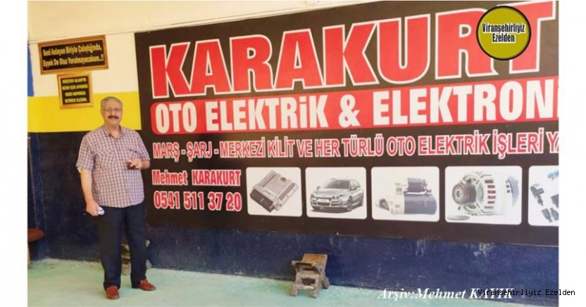 Hemşehrimiz Viranşehir Sanayi Sitesinde Oto Elektrik Sektöründe Yıllarca Esnaflık yapmış, Sevilen İnsan Hacı Nuri Karakurt