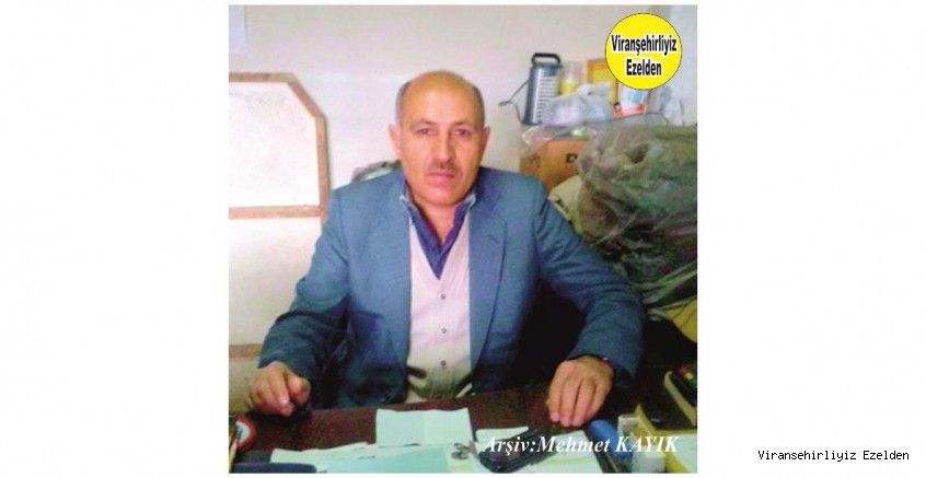 Hemşehrimiz Viranşehir Sanayi Sitesinde Yıllardan Beridir Esnaflık yapmış, Hacı Mehmet Zencir