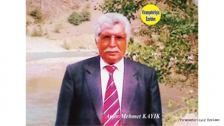 Hemşehrimiz Viranşehir Sanayi Sitesinin Usta İsimlerinden olan, Şükrü Dodukanlıoğlu