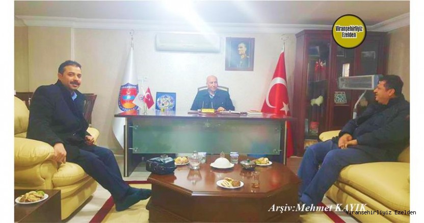 Hemşehrimiz Viranşehir Şoförler Odası Başkanı Sevilen İnsan Mehmet Şah Tamer, Orhan Olcay ve Arkadaşı