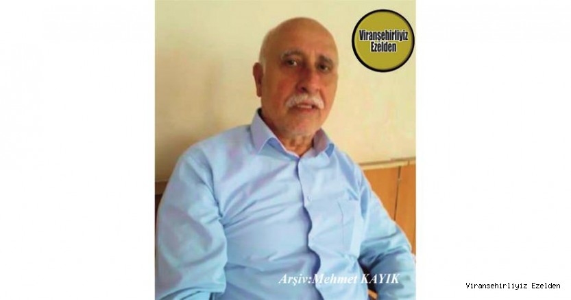 Hemşehrimiz Viranşehir Vergi Dairesinde Yıllarca Görev yapmış, Şef Süleyman Yıldırım
