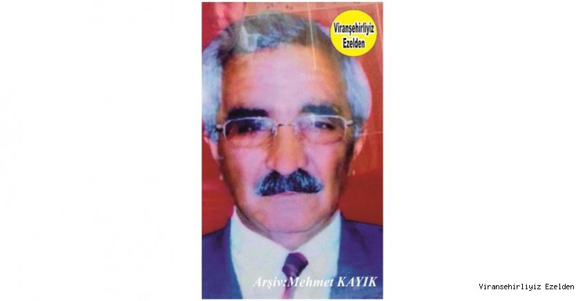 Hemşehrimiz Viranşehir Yenişehir Mahallesinin İlk Muhtarı Sinan Kanar
