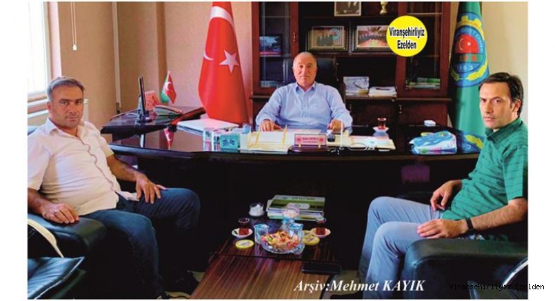 Hemşehrimiz Viranşehir Ziraat Odası Başkanı Bahri Ekinci, Mehmet Nezir Ekinci ve Salih Aslan