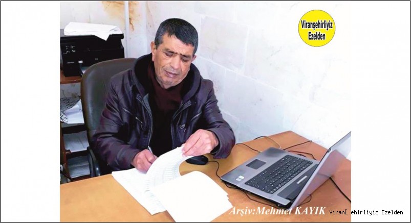 Hemşehrimiz Yakın zamanda Günü Vefat etmiş, Viranşehir Kışla Mahallesi Eski Muhtarı, Merhum İbrahim Kırıcı