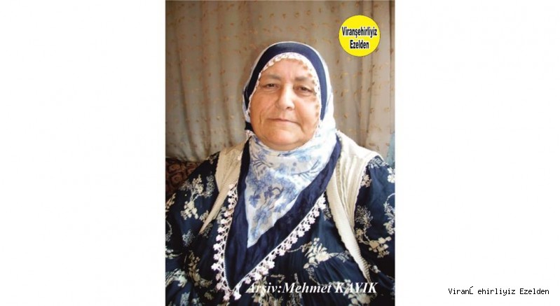 Hemşehrimiz Yakın zamanda Vefat etmiş, Değerli Annelerimizden Olan, Merhume Elif Çalışkan