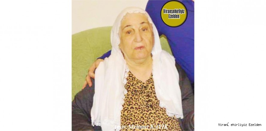 Hemşehrimiz Yakın zamanda Vefat etmiş, Değerli Annelerimizden Olan, Merhume Hacı Emine Nebati