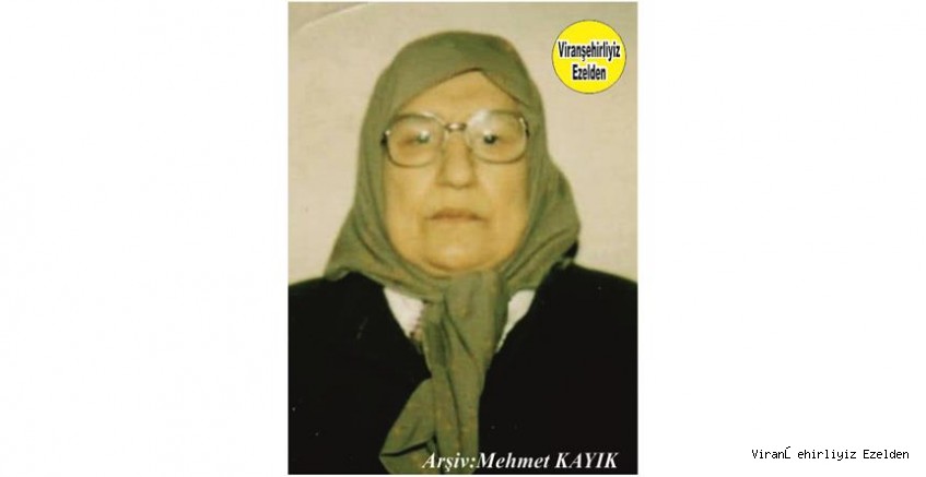 Hemşehrimiz Yakın zamanda Vefat etmiş, Değerli Annelerimizden Olan, Merhume Rahime Erdil
