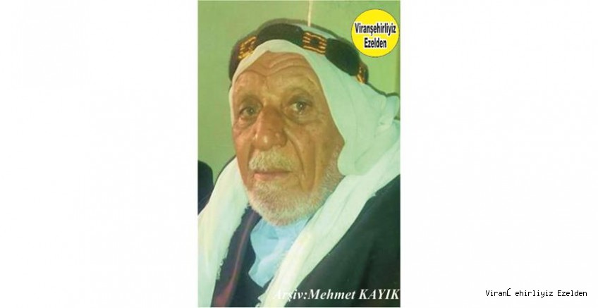 Hemşehrimiz Yakın zamanda Vefat Etmiş, Merhum Eyyüp Ebin